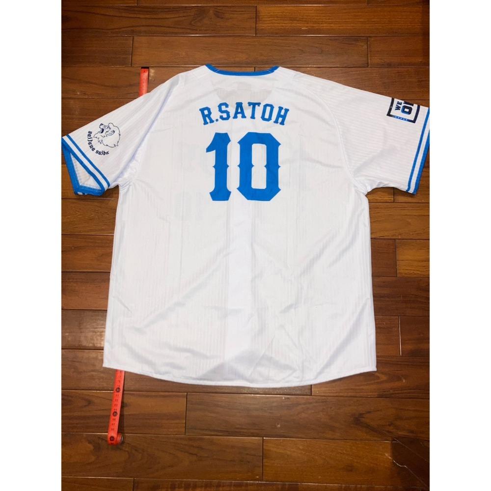 受注生產 高階款! 日本職棒 西武獅 2024 藍色系列 佐藤龍世 應援球衣 L(罩衫 NPB 棒球 壘球 棒壘)-細節圖3