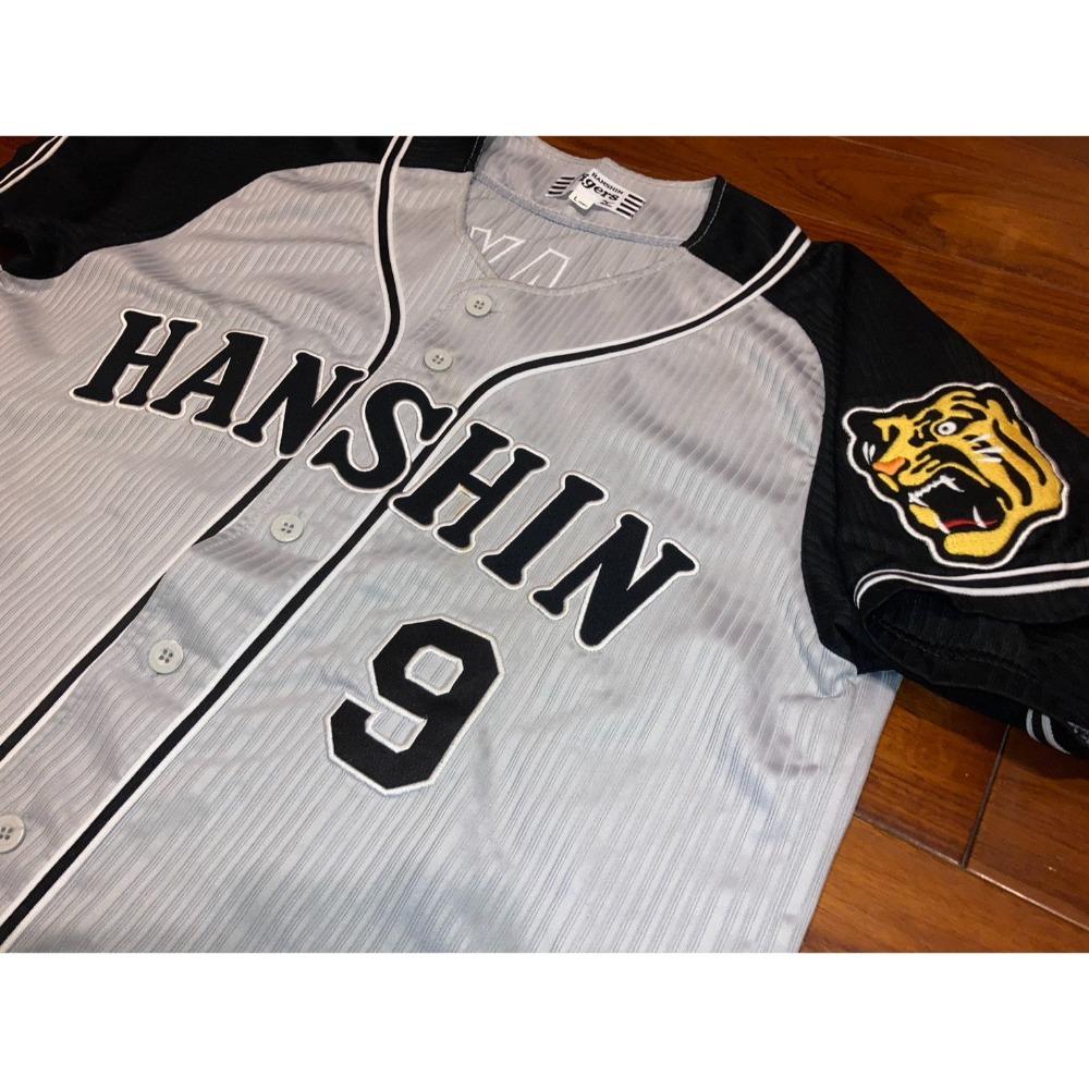MIZUNO 日本職棒 阪神虎 全電繡+燙印電繡標 高山俊 應援球衣 L(罩衫 NPB 棒球 棒壘 美津濃)-細節圖5