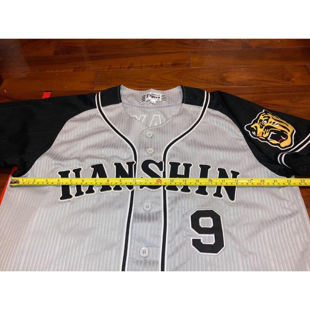 MIZUNO 日本職棒 阪神虎 全電繡+燙印電繡標 高山俊 應援球衣 L(罩衫 NPB 棒球 棒壘 美津濃)-細節圖9