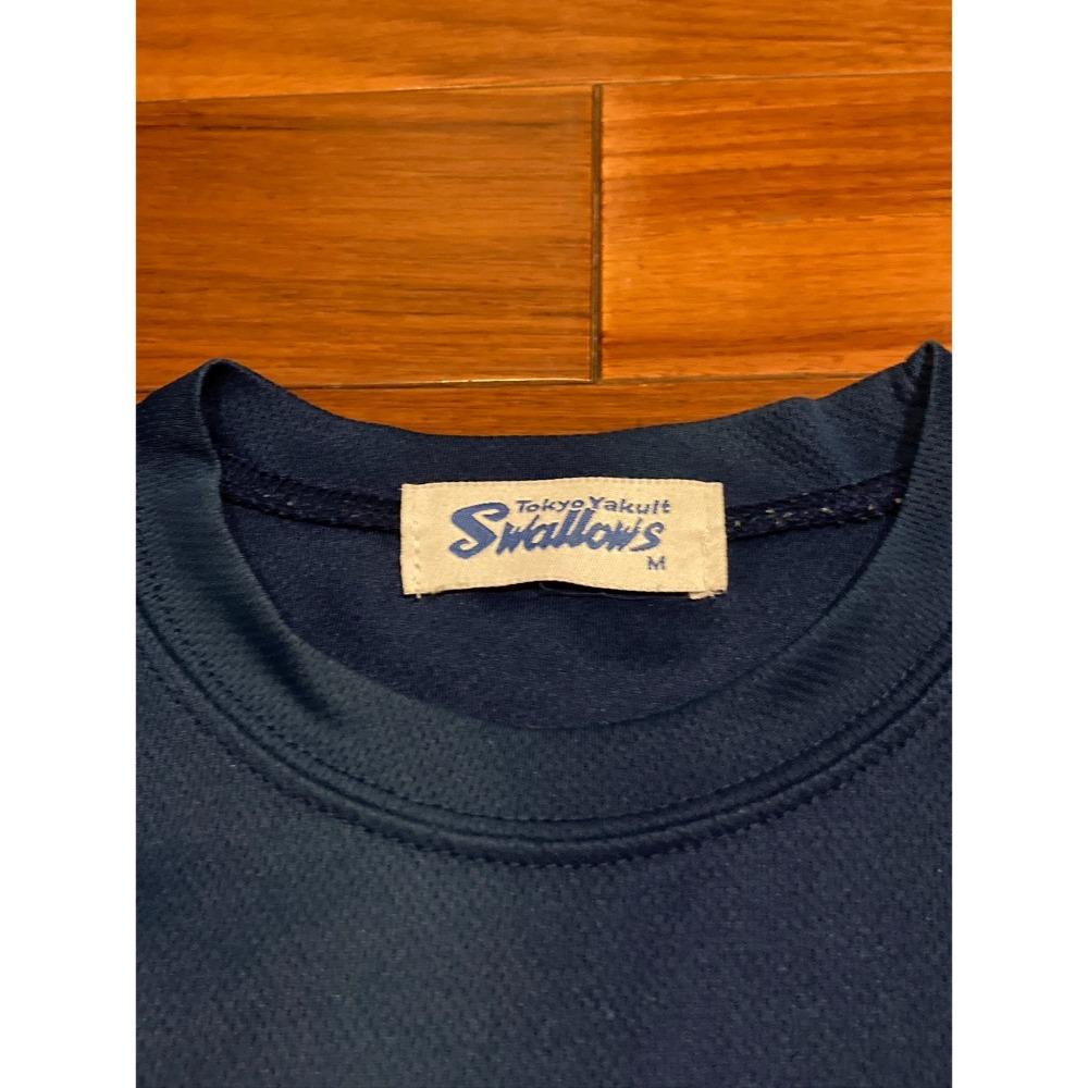 日本職棒 養樂多燕子 燕九郎打擊 ＂團結之力＂ 排汗練習衣 M (應援 短T NPB 東京 棒球 壘球 棒壘)-細節圖5