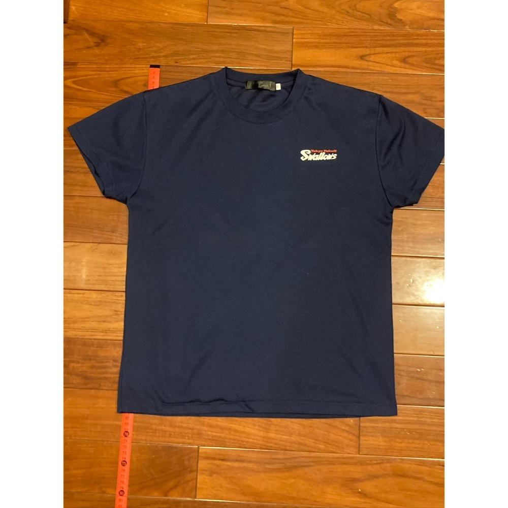 日本職棒 養樂多燕子 燕九郎 招牌偷懶應援 排汗練習衣 M (應援 短T NPB 東京 棒球 壘球 棒壘)-細節圖2