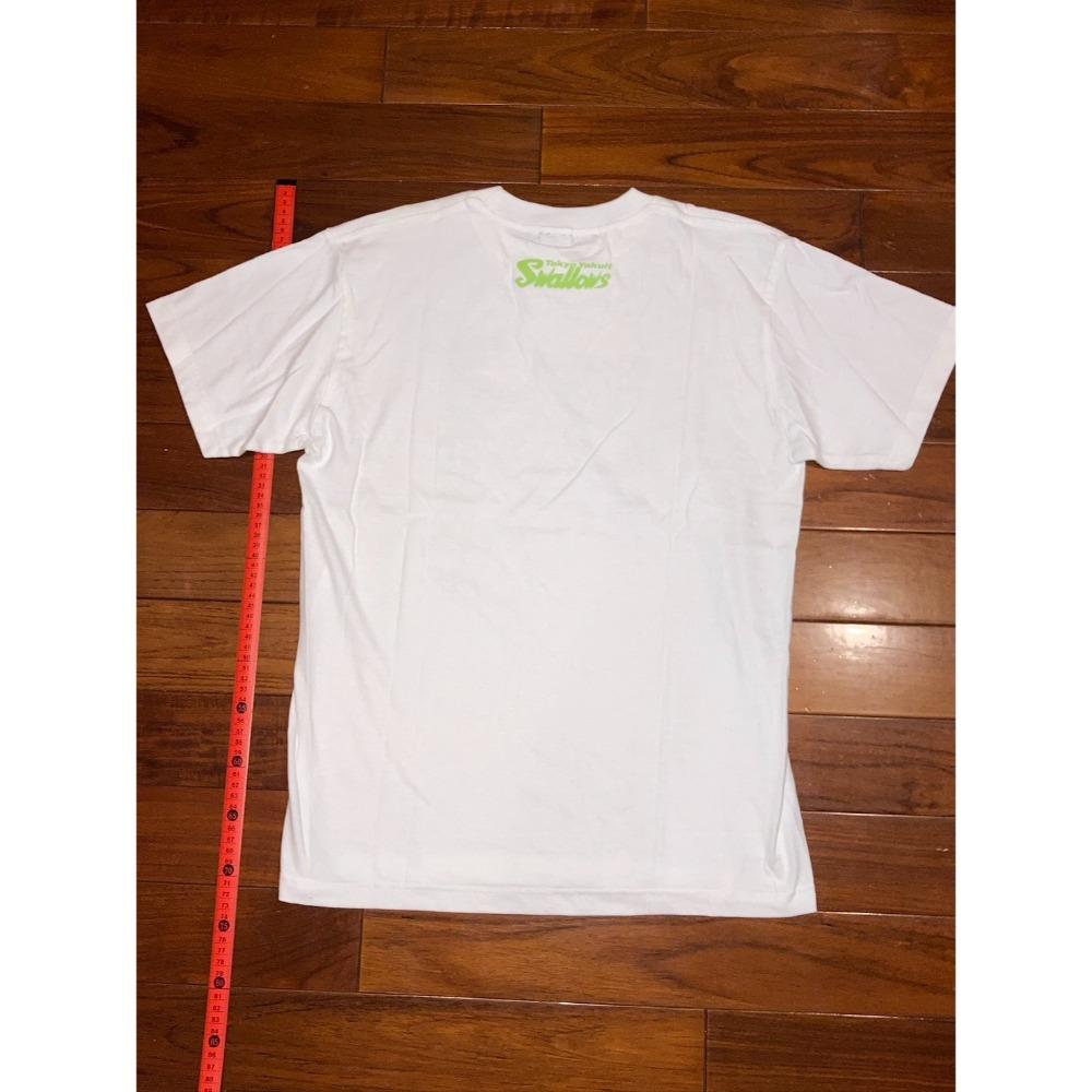 日本職棒 養樂多燕子 2017 鵜久森淳志 再見滿貫彈 印刷簽名 紀念上衣 M (短T NPB 棒球 壘球 棒壘)-細節圖4