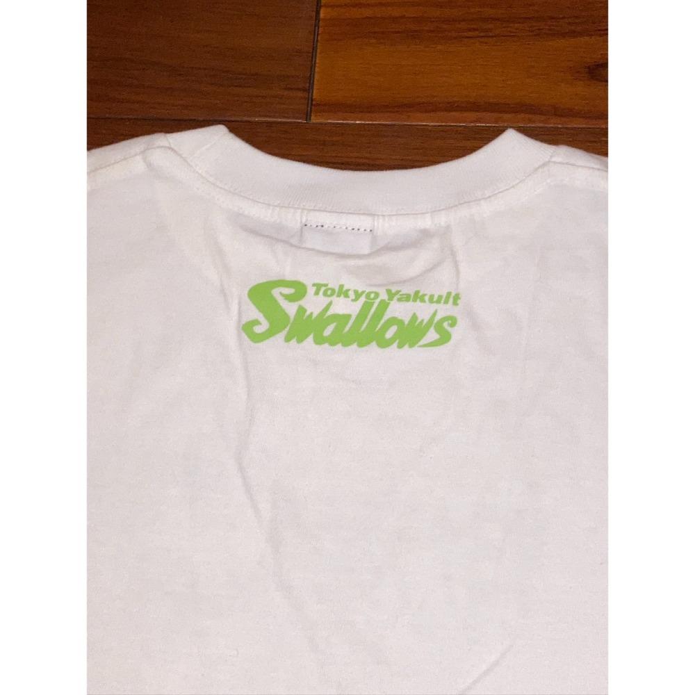 日本職棒 養樂多燕子 2017 鵜久森淳志 再見滿貫彈 印刷簽名 紀念上衣 M (短T NPB 棒球 壘球 棒壘)-細節圖5