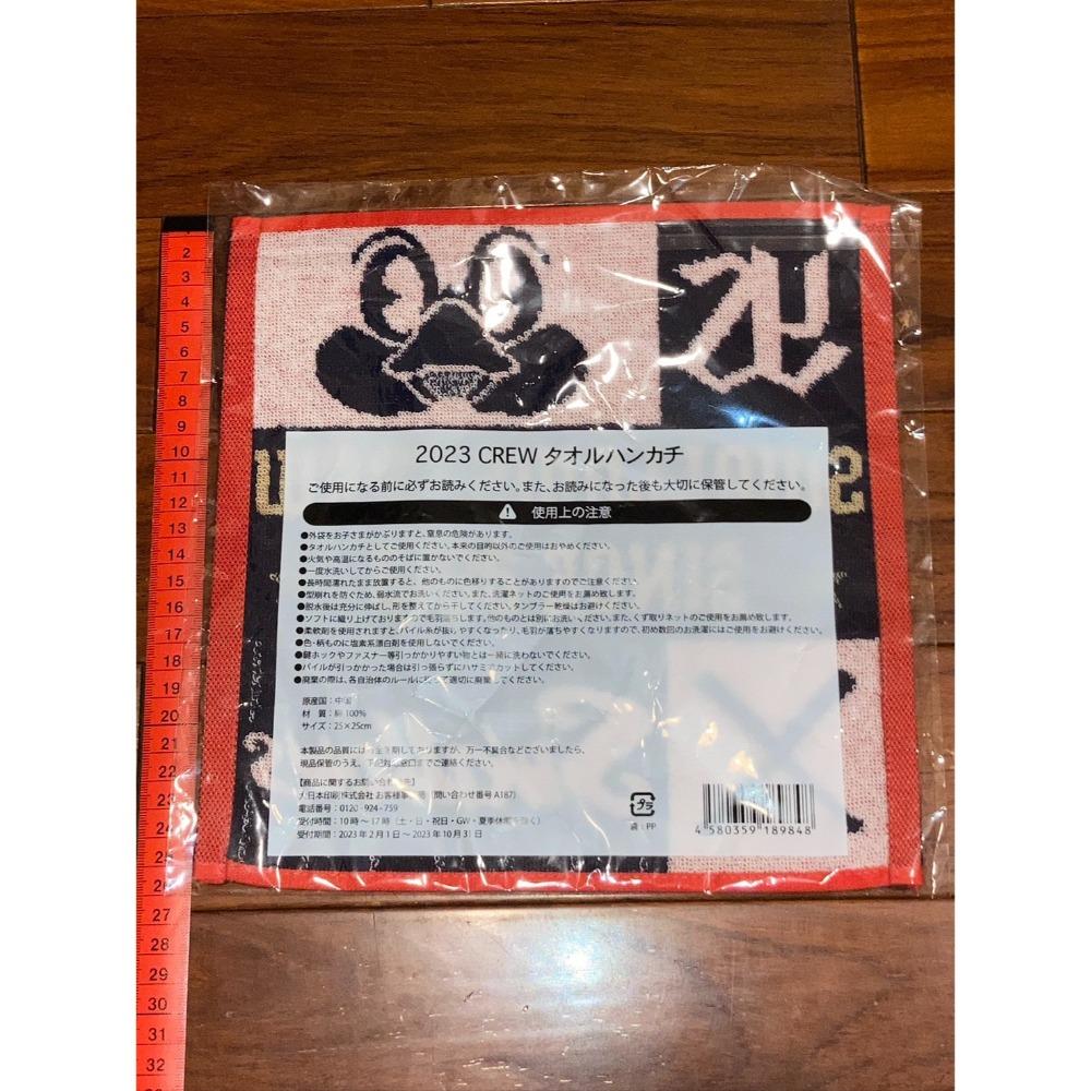 全新未拆 日本職棒 養樂多燕子 2023 會員限定 小方巾 (NPB 東京 棒球 壘球 棒壘 運動毛巾 燕九郎)-細節圖2