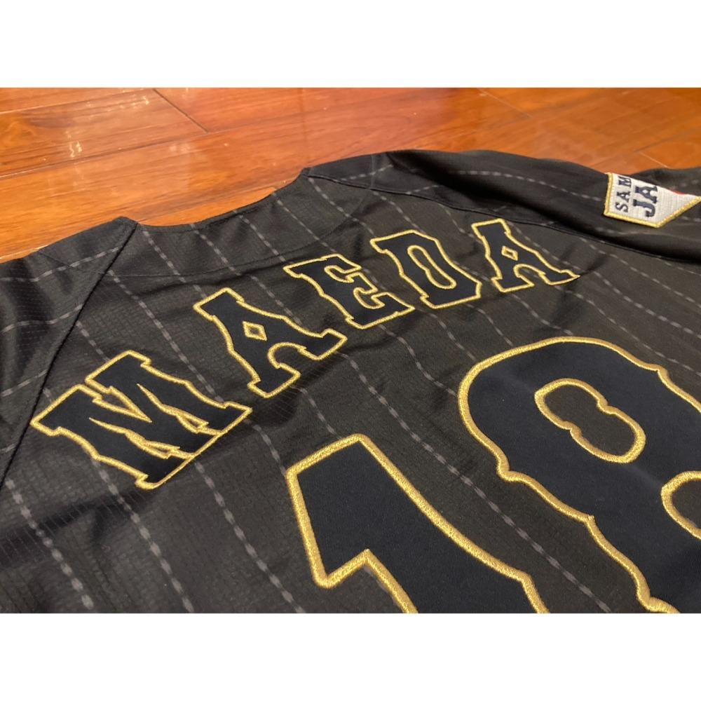 全電繡 Mizuno 日本武士隊/國家隊 前田健太 球衣 S(罩衫 美津濃 NPB 棒球 小尺寸 WBC 12強)-細節圖8