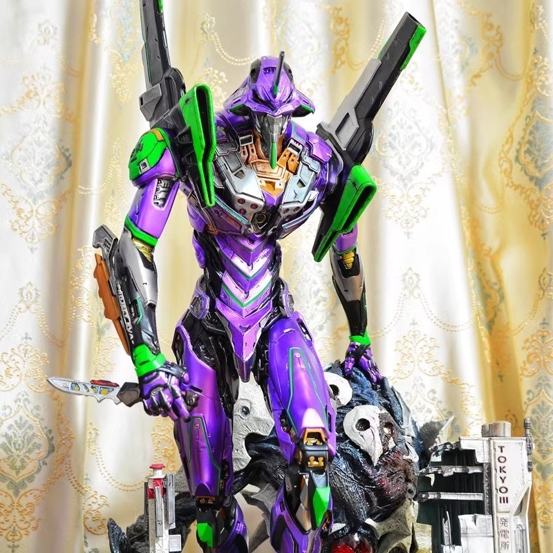 【預購】GK模型 1比4 新世紀福音戰士 EVA初號機概念版 手辦雕塑擺件-細節圖2