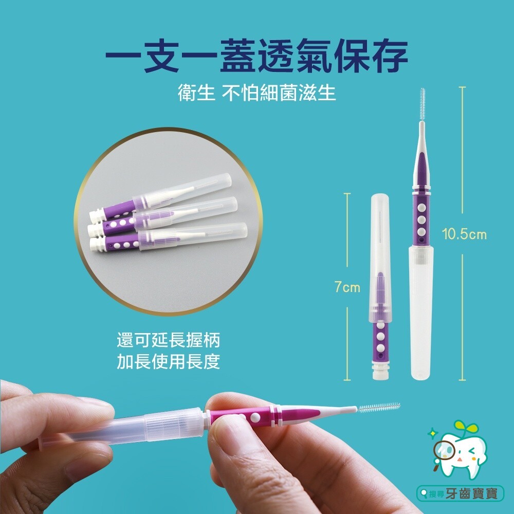 奈森克林直(I)型牙間刷12支入(0.5mm-SSSSS Size)-細節圖6