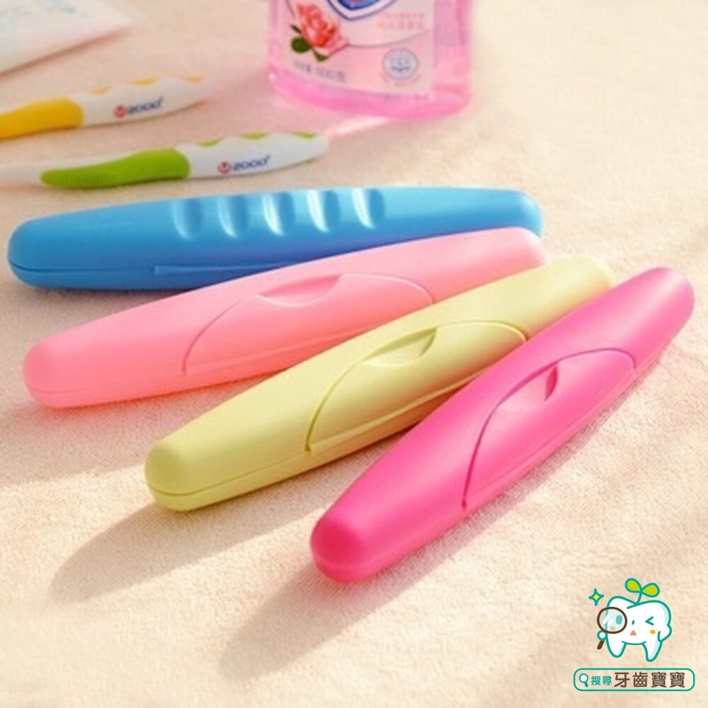 糖果色 兒童旅行攜式洗漱牙刷盒一入-細節圖4