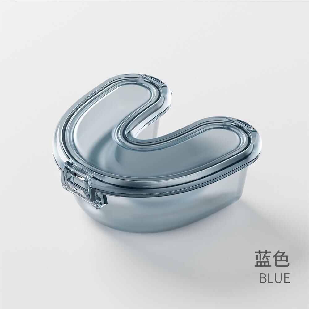 U型密封收納牙套盒一入 適用牙套 可外出攜帶使用-規格圖11