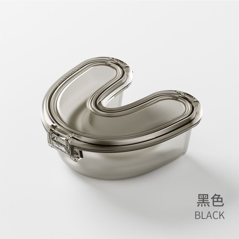 U型密封收納牙套盒一入 適用牙套 可外出攜帶使用-規格圖11