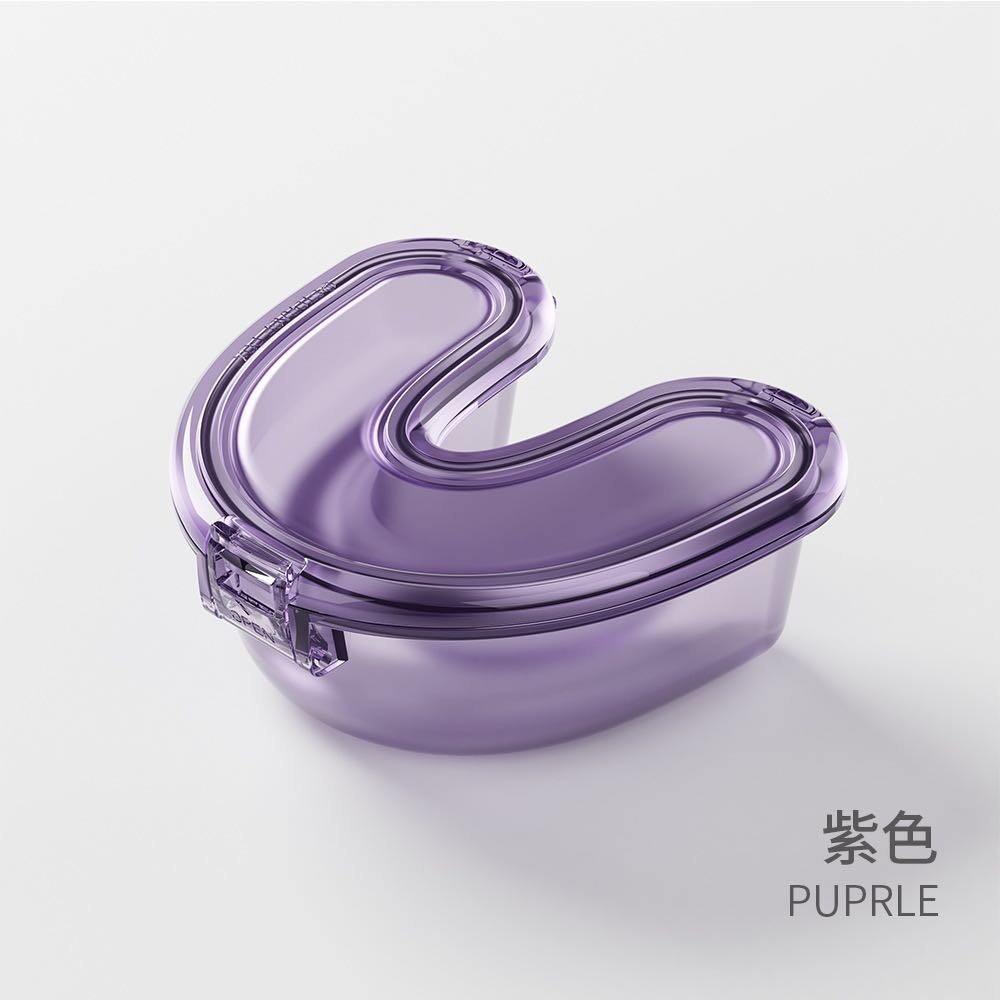 U型密封收納牙套盒一入 適用牙套 可外出攜帶使用-規格圖11