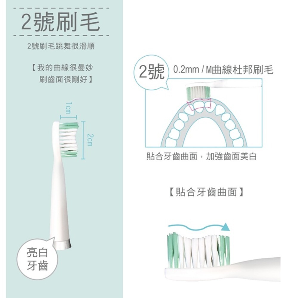 齒妍所JustTooth 充電式聲波電動牙刷一組 白/粉兩色 三年保固 CP值超高 免運費-規格圖9