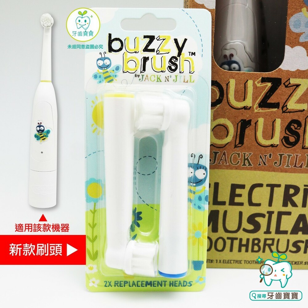 澳洲 Jack n Jill BUZZY BRUSH電動音樂牙刷1入-細節圖2