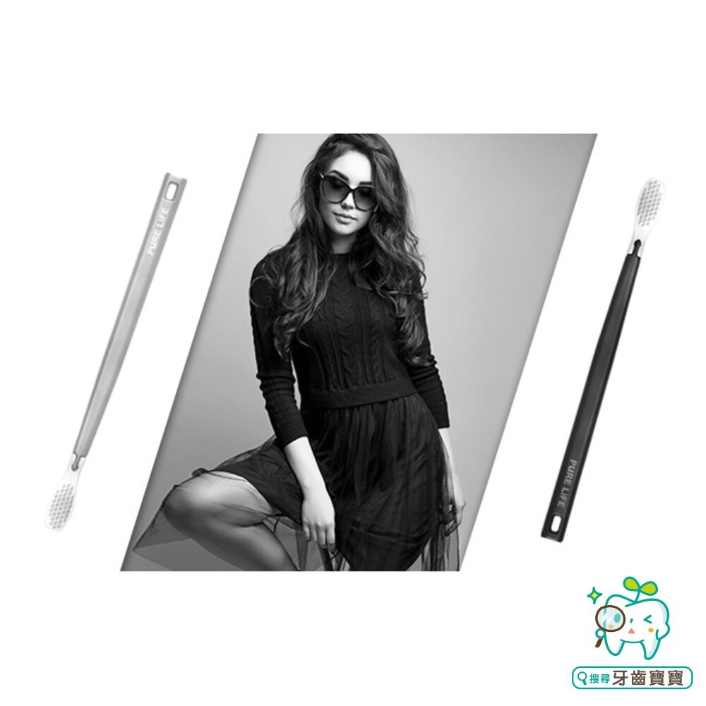 寶淨Pure-Life 環保牙刷PLTH-05 炫彩金屬牙刷(1柄+1刷毛)-細節圖11