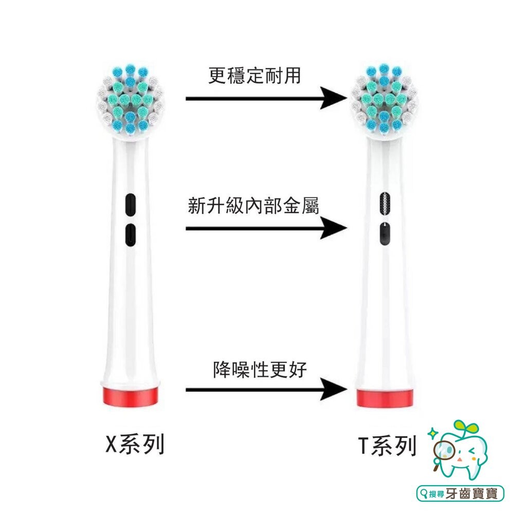通用型電動牙刷補充刷頭4支裝-適用歐樂B Oral-B 另有兒童-細節圖4