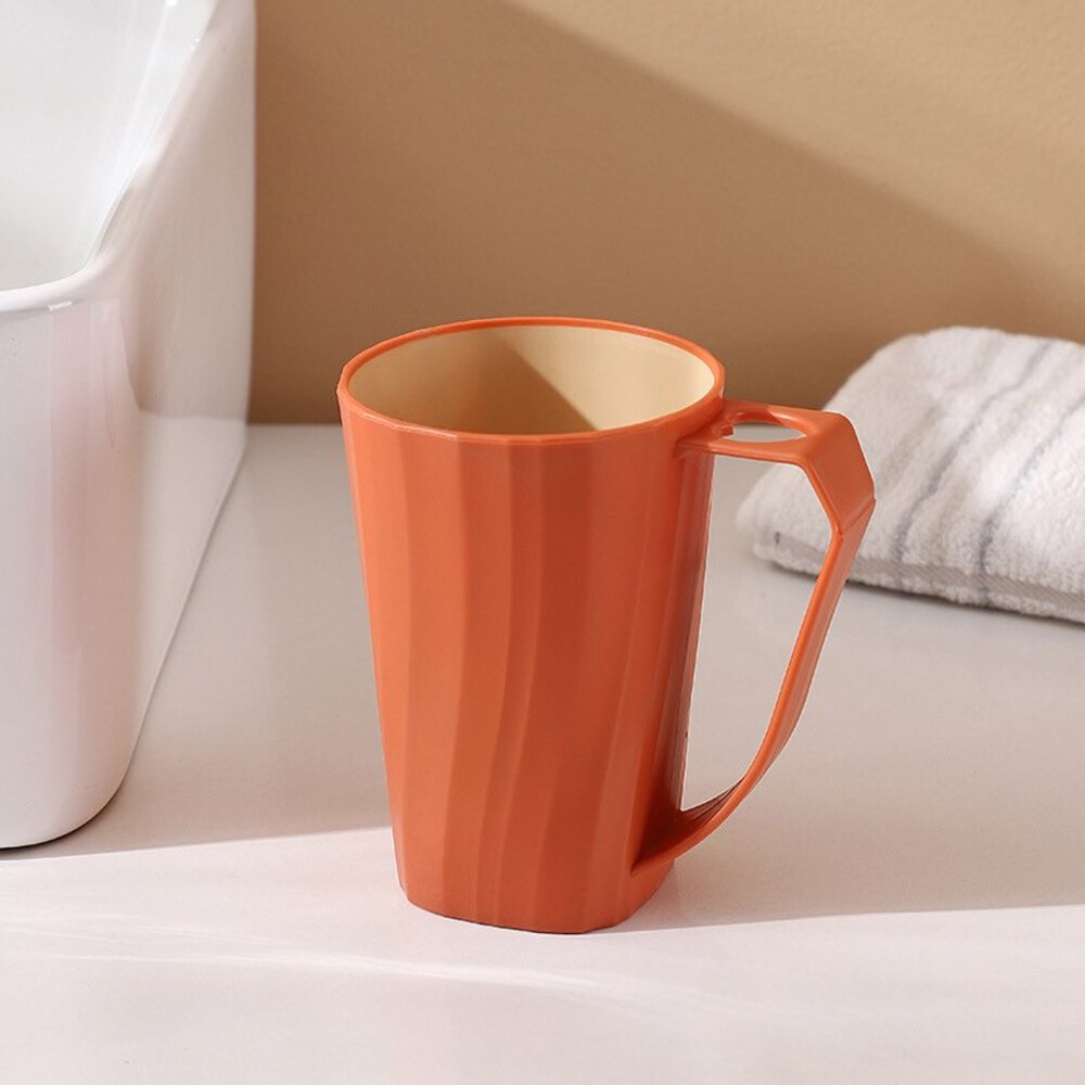 極簡居家洗漱杯 帶手柄漱口杯 情侶牙刷杯 洗漱杯 牙刷杯 刷牙杯 牙刷槽-規格圖5