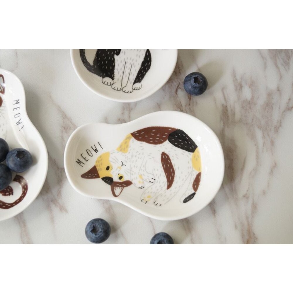 日式可愛小貓咪 醬油碟一入-細節圖2