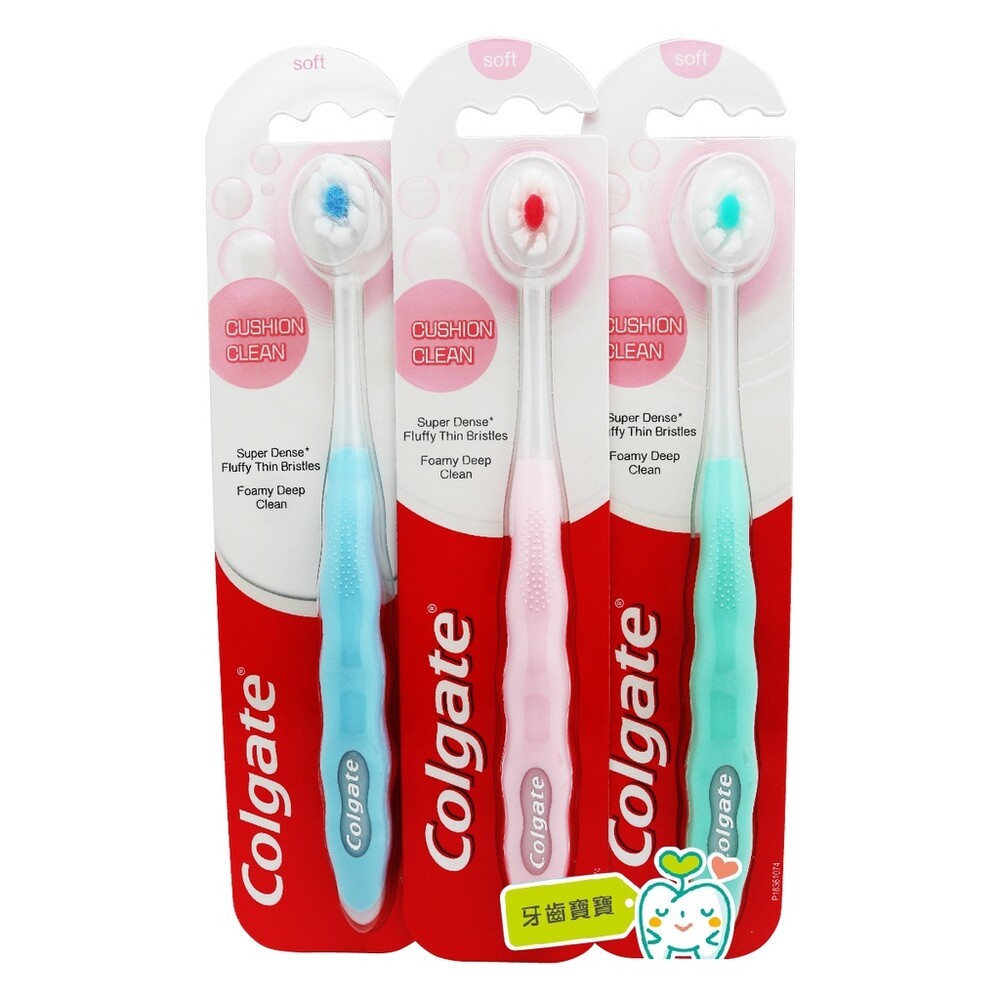 高露潔Colgate Cushion Clean 七倍更濃密氣墊牙刷一支-規格圖2