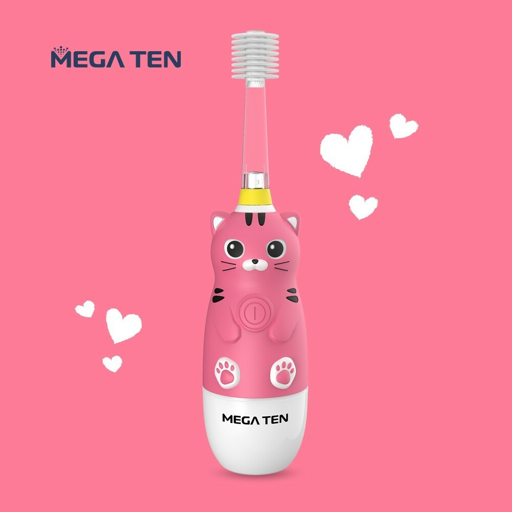 公司貨 日本VIVATEC Mega Ten 360度 幼童電動牙刷 (9款可選)-規格圖11