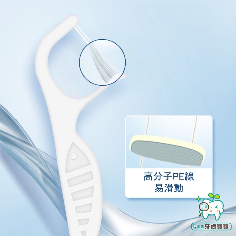 Cleaupik 矯正雙線牙線棒50支/盒裝 清潔更加倍-細節圖6