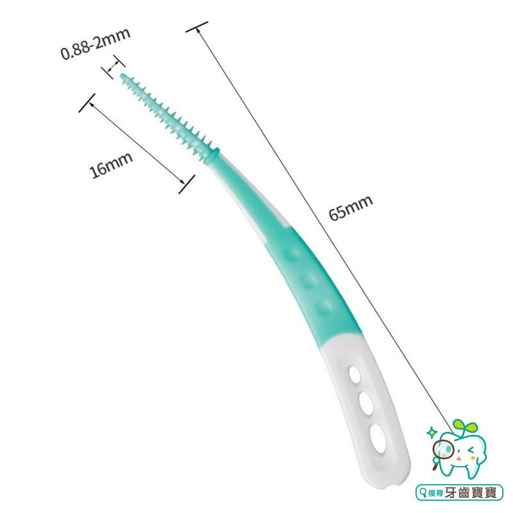 Cleaupik 矯正專用軟式牙間刷60支入(綠)-細節圖2