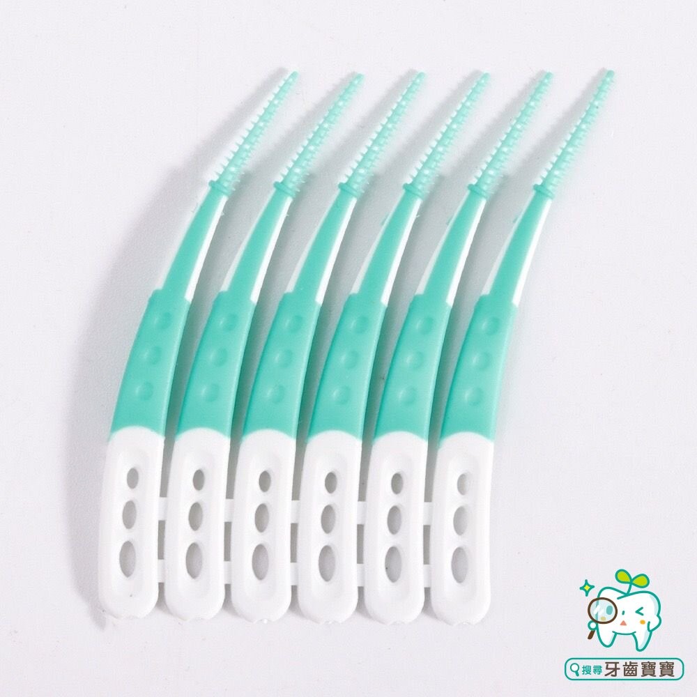 Cleaupik 矯正專用軟式牙間刷60支入(綠)-細節圖3