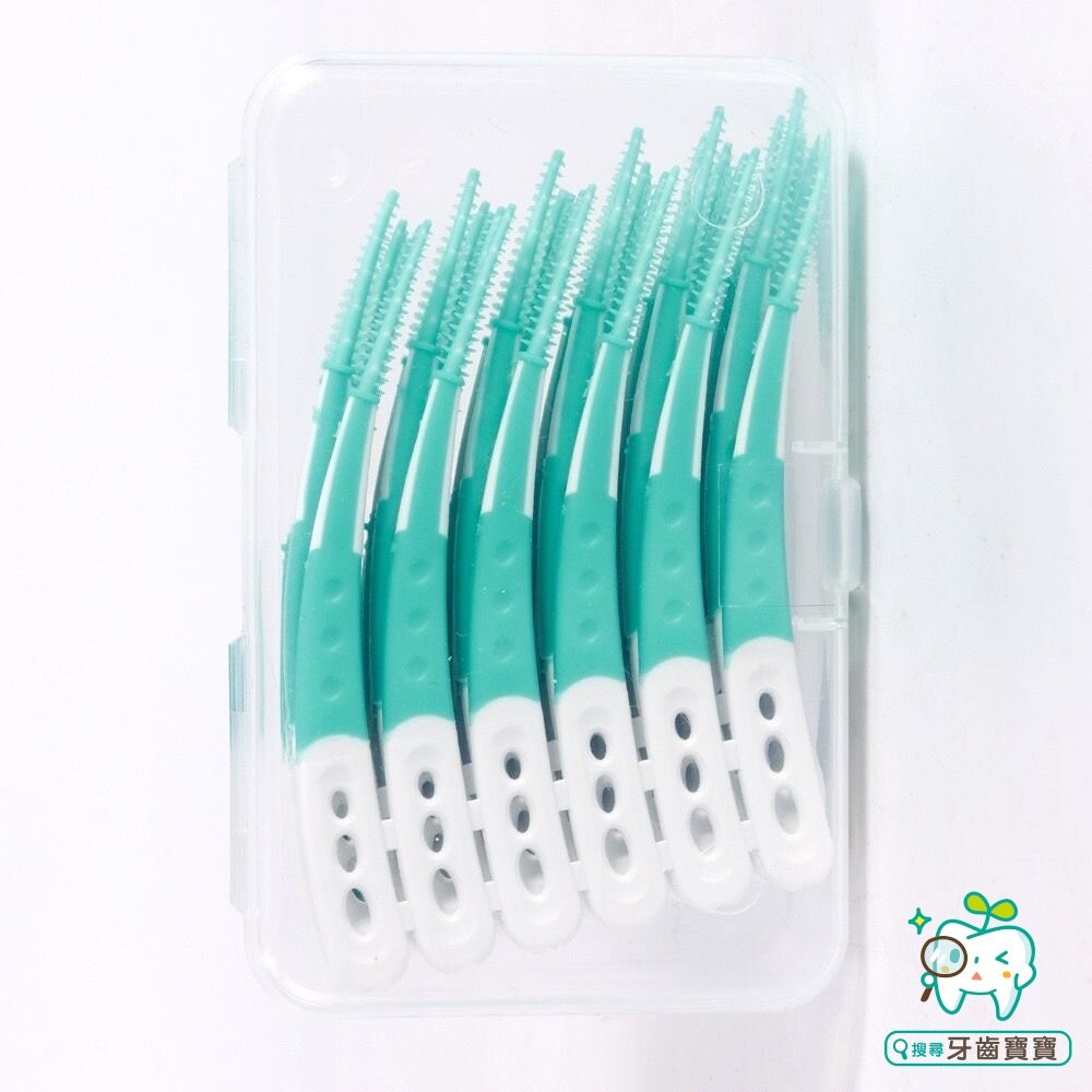 Cleaupik 矯正專用軟式牙間刷60支入(綠)-細節圖4