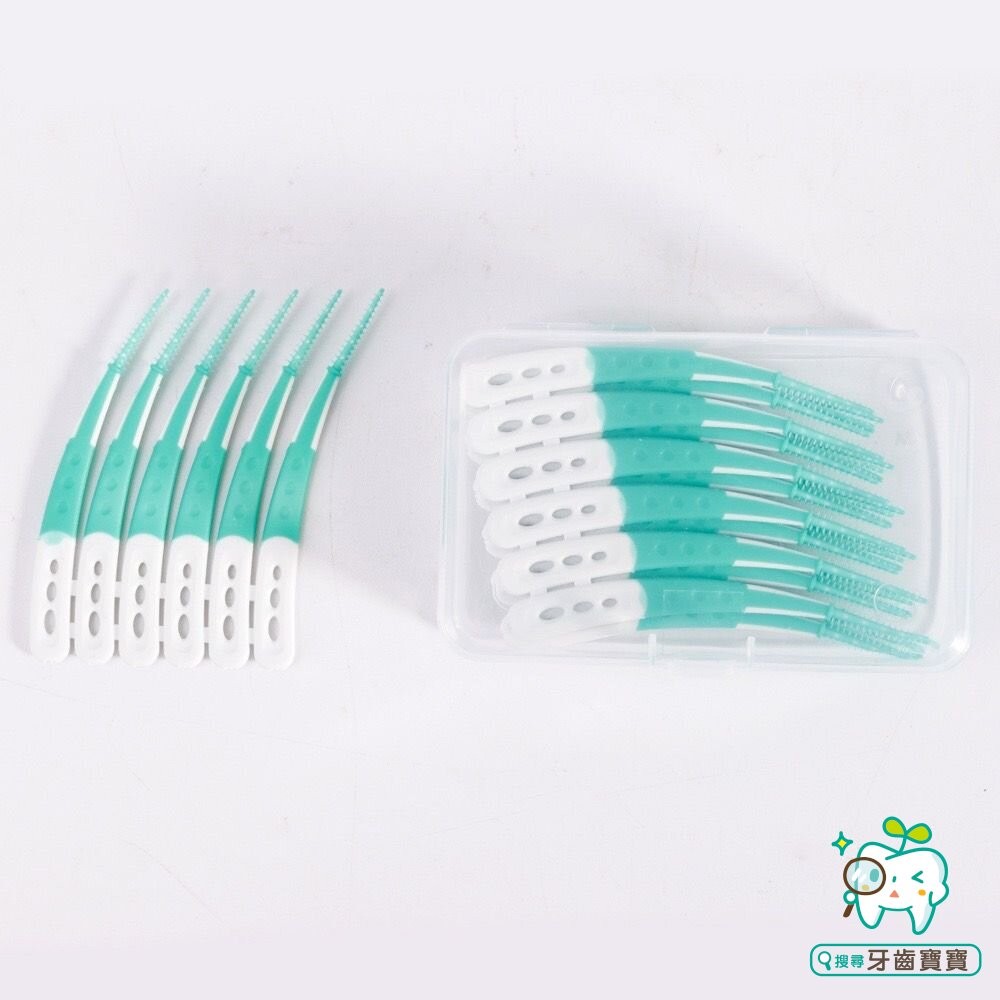 Cleaupik 矯正專用軟式牙間刷60支入(綠)-細節圖5