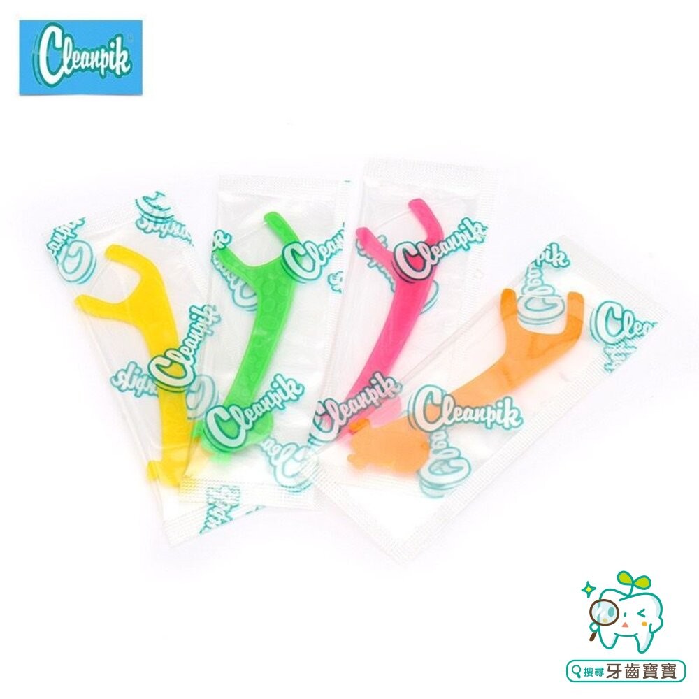 Cleaupik 長頸鹿造型兒童細滑牙線棒20支入/袋裝-細節圖2