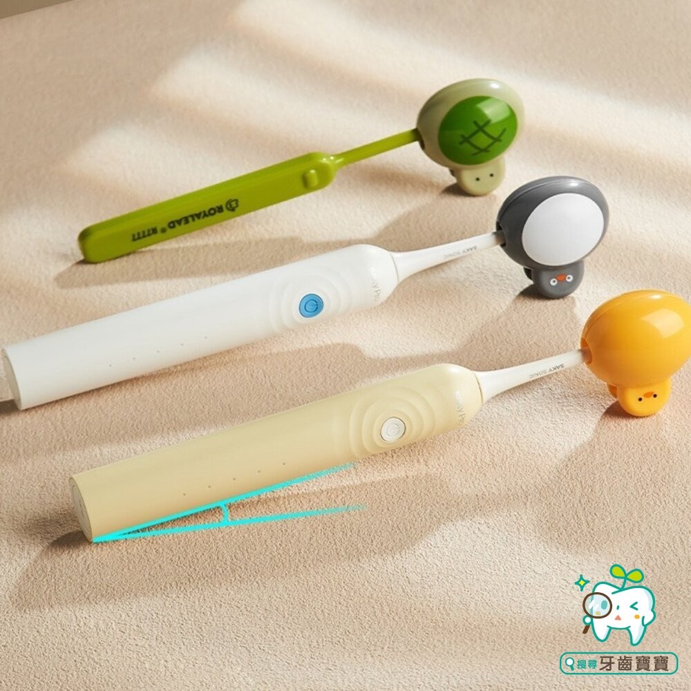 夾式可愛動物造型牙刷刷頭保護套一入(烏龜/企鵝/小鴨可選)-細節圖3