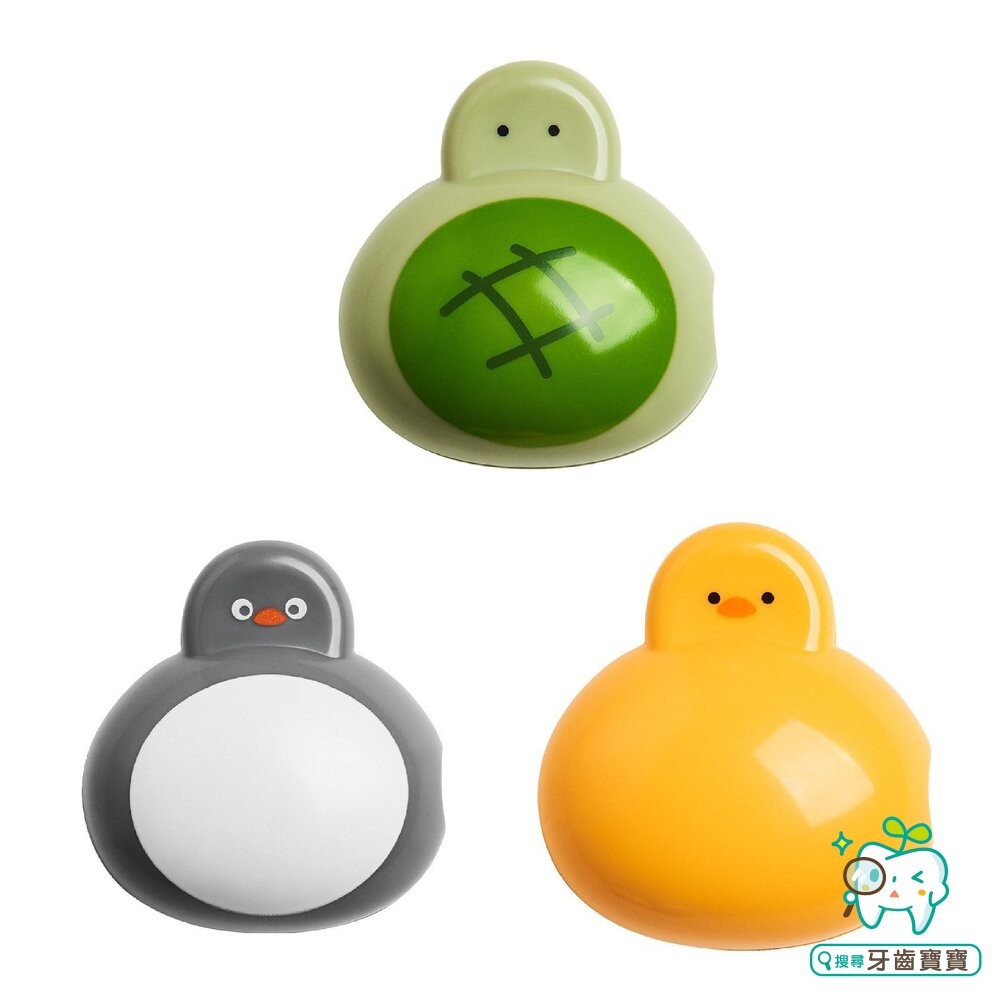 夾式可愛動物造型牙刷刷頭保護套一入(烏龜/企鵝/小鴨可選)-細節圖4