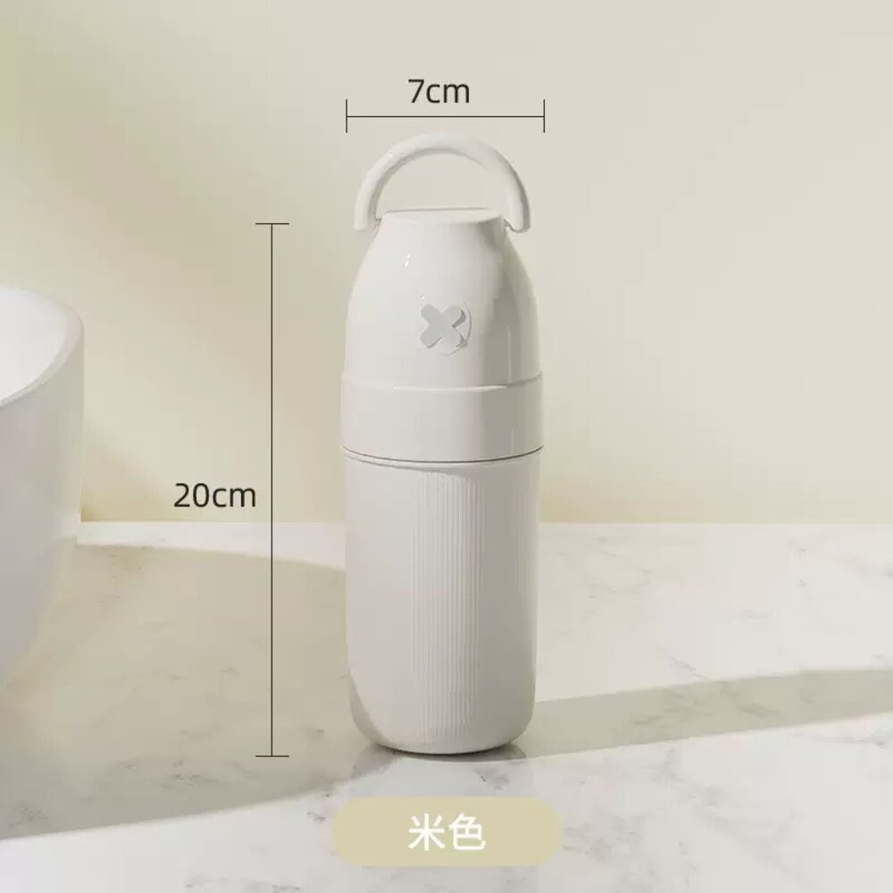 馬卡龍色 旅行漱口杯便攜式洗漱杯刷1入(顏色可選)-規格圖3