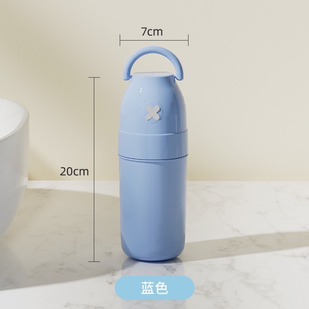 馬卡龍色 旅行漱口杯便攜式洗漱杯刷1入(顏色可選)-規格圖3