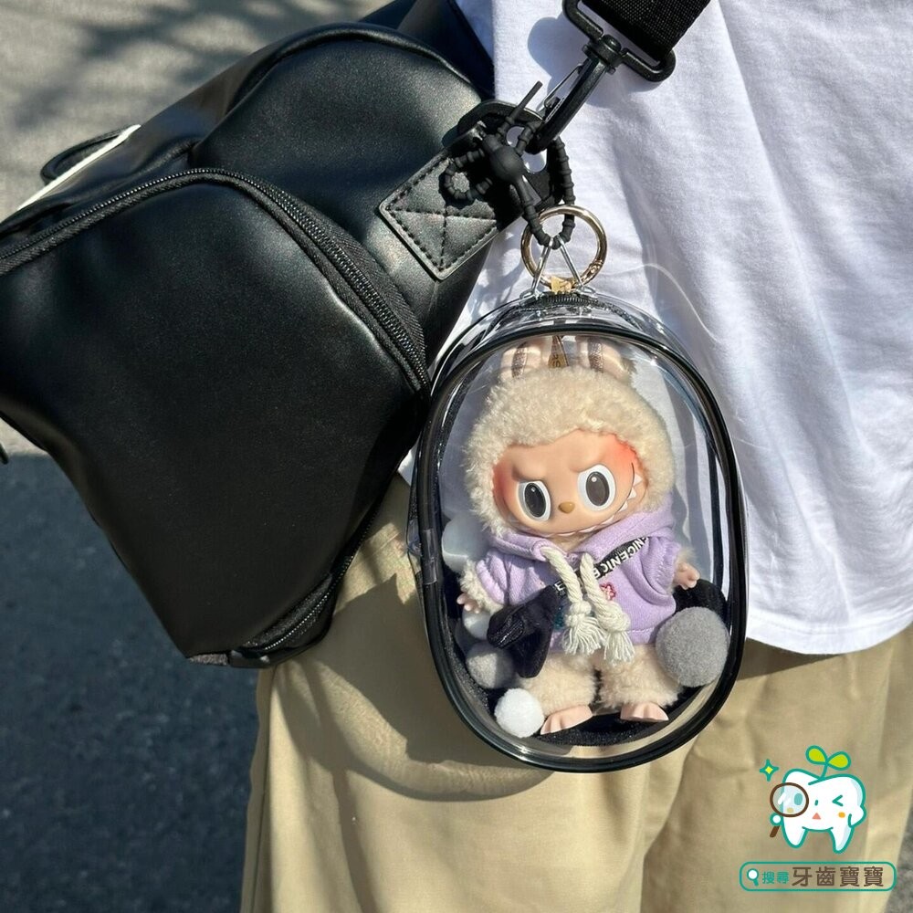 LaBuBu 娃娃保護套1入 溜娃包 10-15cm防塵拉鍊袋-細節圖4