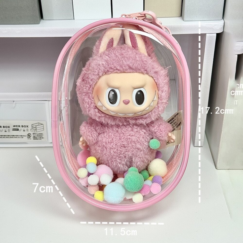 LaBuBu 娃娃保護套1入 溜娃包 10-15cm防塵拉鍊袋-規格圖5