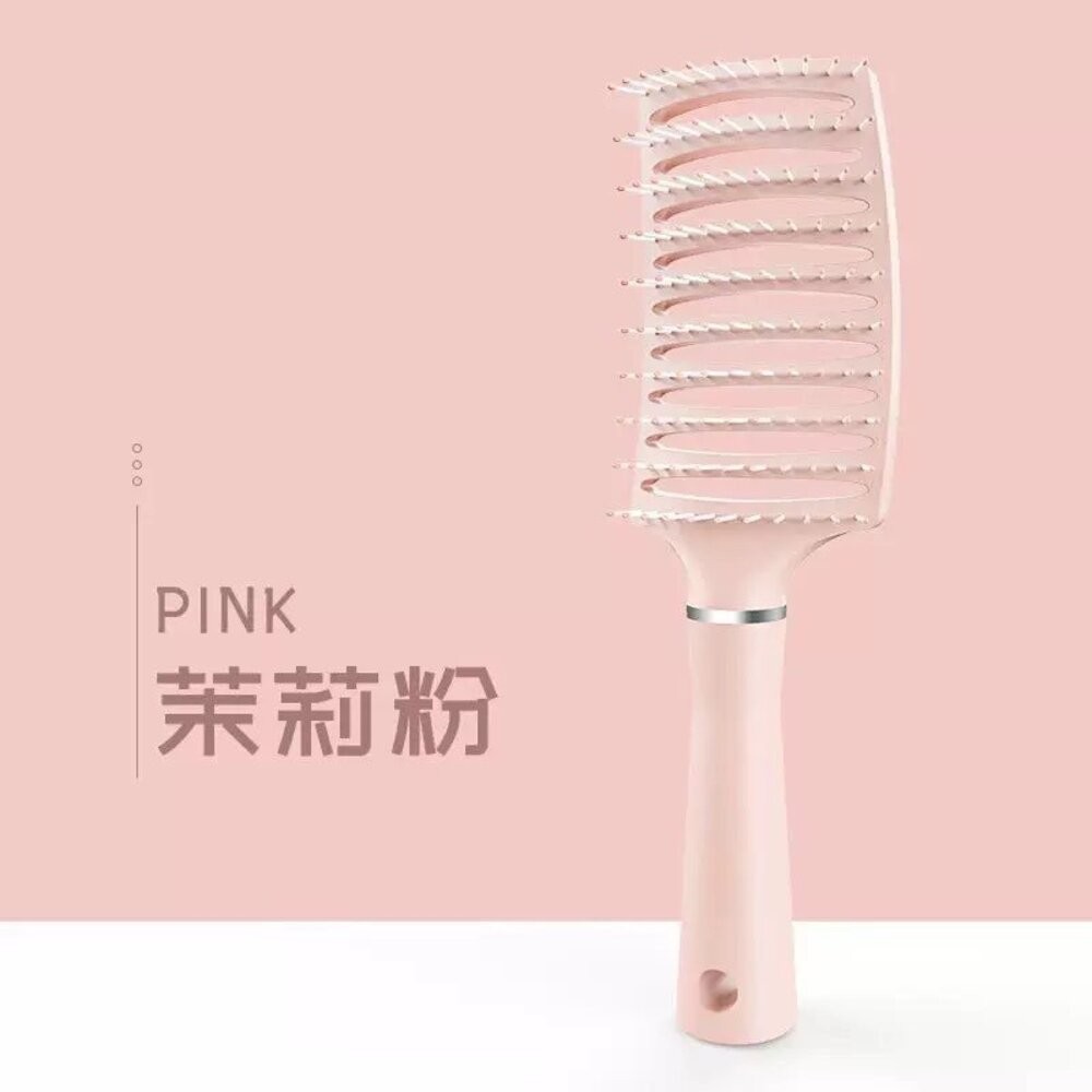 造型蓬鬆排骨弧形大彎梳1入 美髮寬齒順髮按摩 男女皆適用-規格圖9