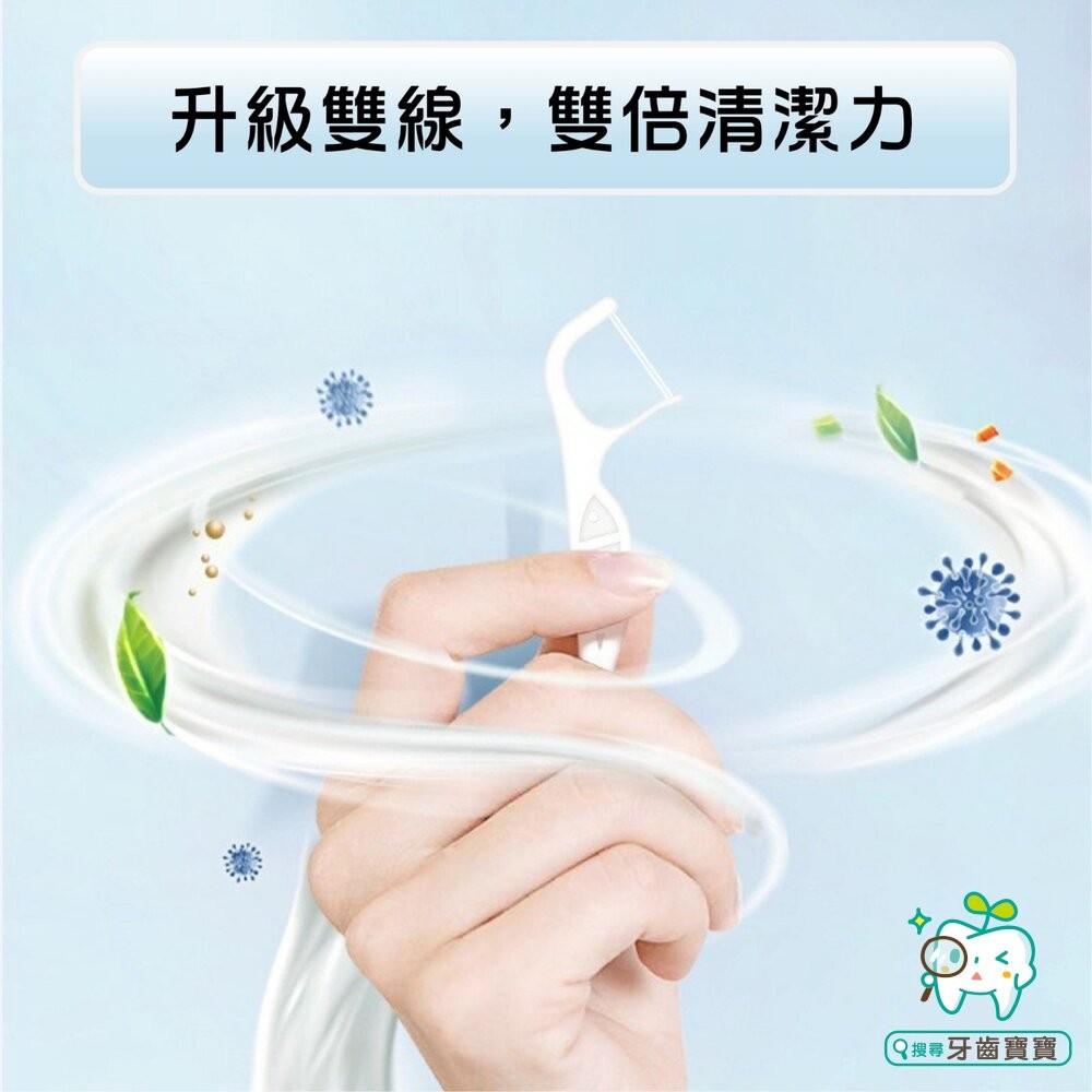 ORTHODONTIC FLOSS PICK 矯正專用牙線棒100支/袋裝 矯正牙線棒-細節圖4