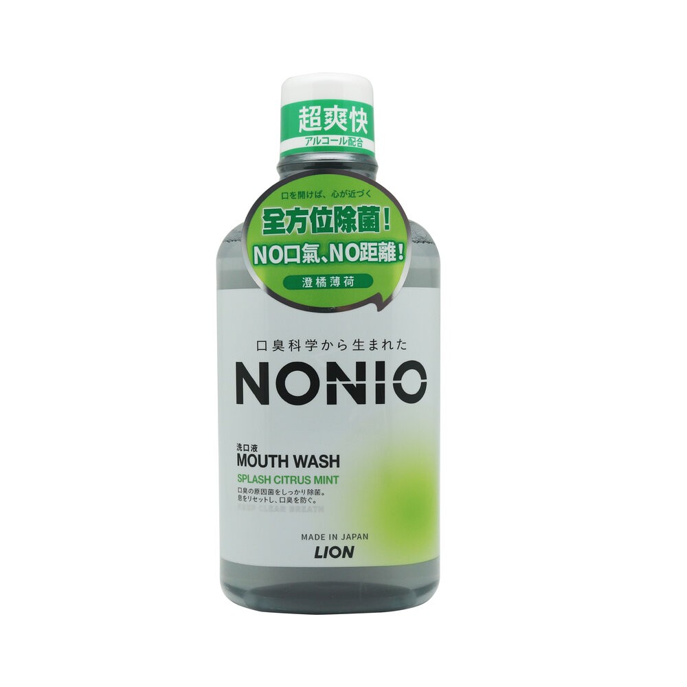 日本獅王LION NONIO終結口氣漱口水600ml 浸潤薄荷/晶燦亮白/澄橘薄荷 可選-規格圖4
