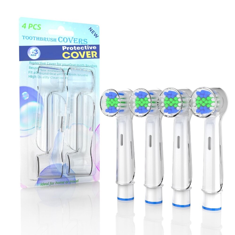 適用歐樂B電動牙刷刷頭保護套4入/卡-規格圖3