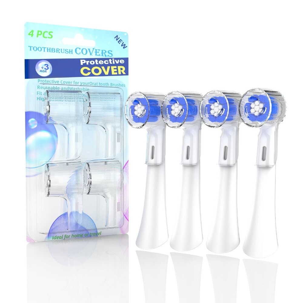 適用歐樂B「iO系列」音波電動牙刷刷頭保護套4入/卡-規格圖3