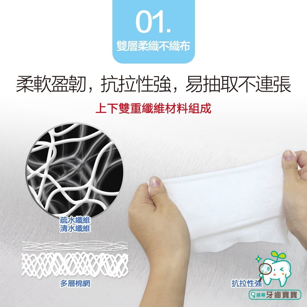 奈森克林純水柔濕巾80抽(掀蓋)-細節圖4