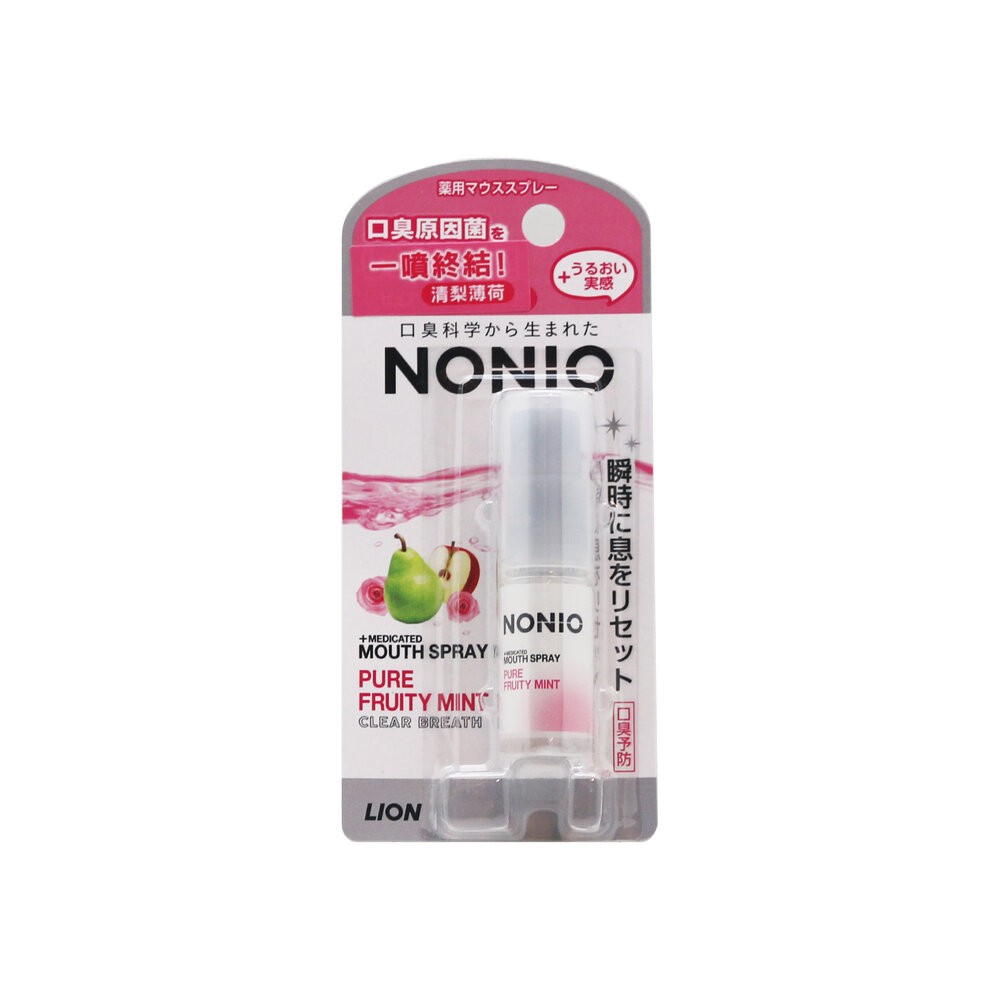 日本獅王NONIO終結口氣淨涼噴劑5ml (冰炫薄荷/清梨薄荷/澄橘薄荷)-規格圖1
