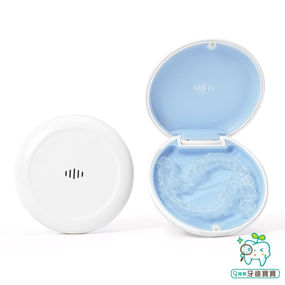 新款透氣孔 磁吸款 隱形牙套專用盒 攜帶牙套盒 專用盒一入 適用透明牙套-細節圖7