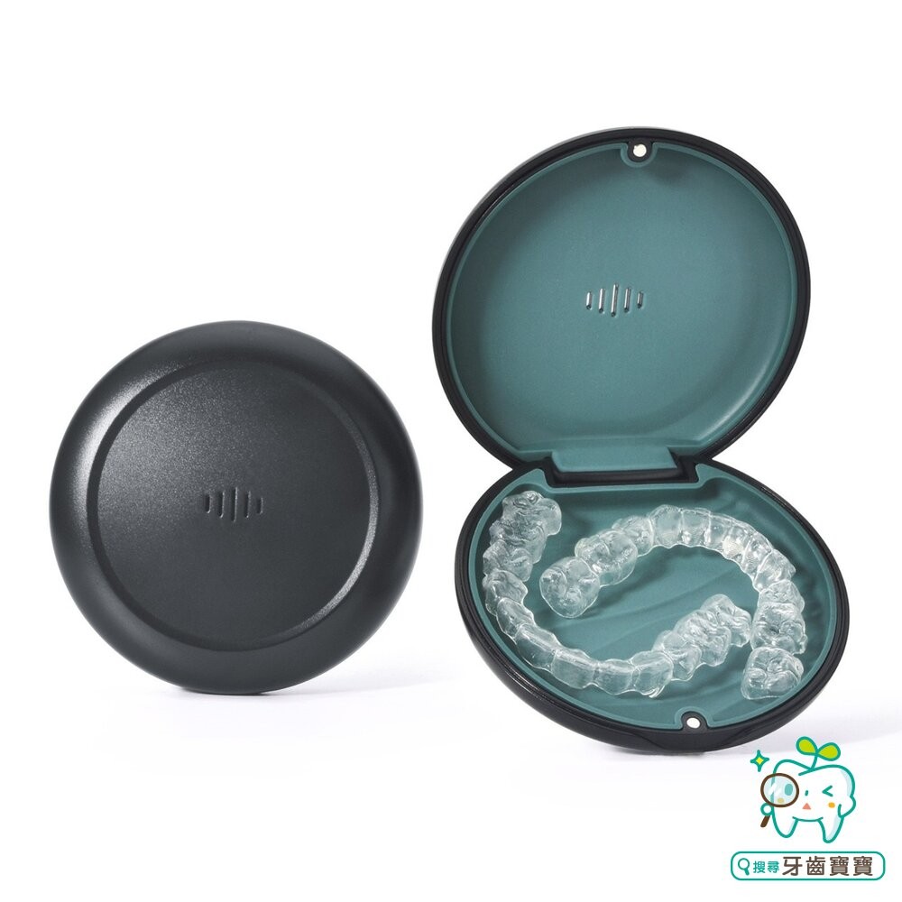 新款透氣孔 磁吸款 隱形牙套專用盒 攜帶牙套盒 專用盒一入 適用透明牙套-細節圖9