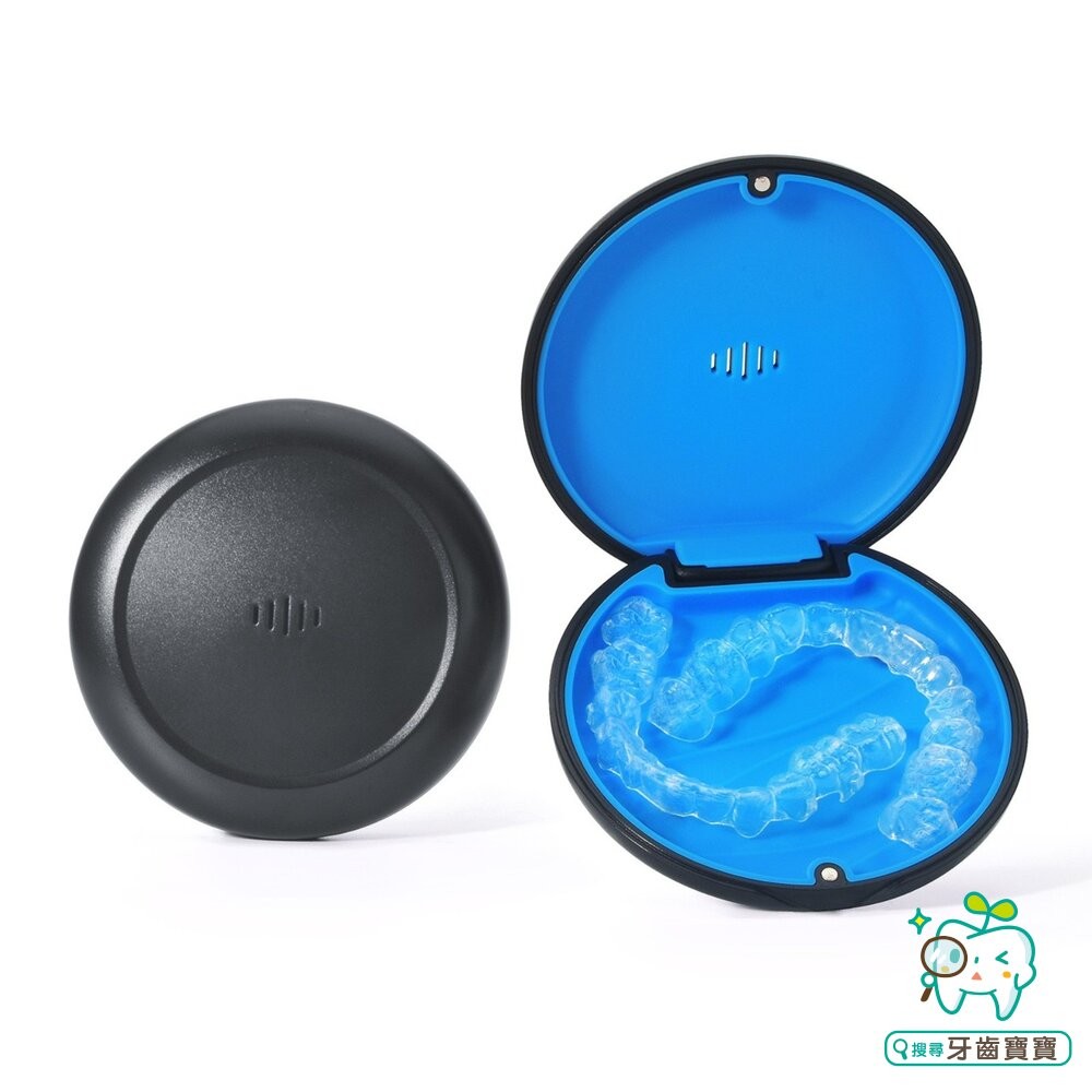 新款透氣孔 磁吸款 隱形牙套專用盒 攜帶牙套盒 專用盒一入 適用透明牙套-細節圖11