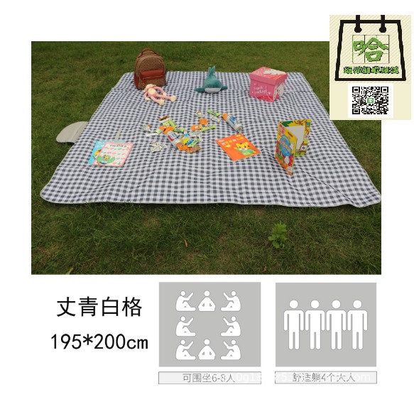 【 台灣現貨】＂超大＂150*200CM 野餐墊 野餐地墊 防水野餐墊 加厚野餐墊 防潮墊 防潮地墊-細節圖4