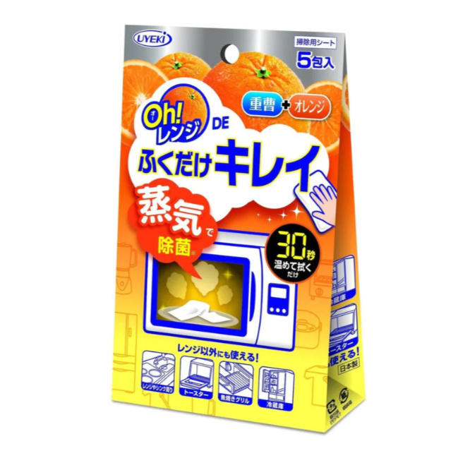 現貨 日本製《Uyeki》蒸汽式微波爐專用清潔紙巾 30秒快速清潔 Bu媽你好-細節圖5