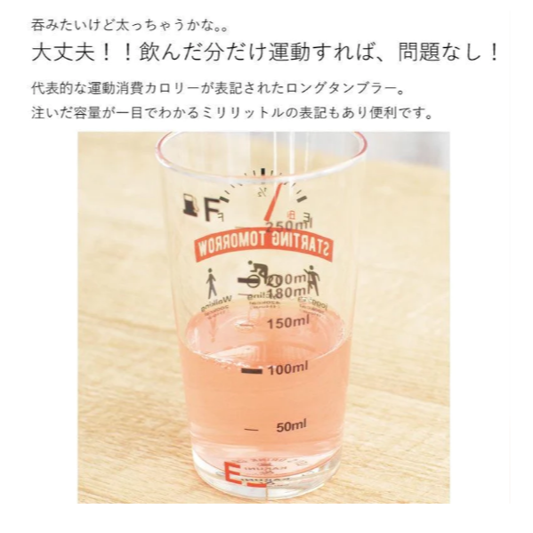 現貨 日本製 卡路里啤酒杯 玻璃杯 305ML Bu媽你好-細節圖3