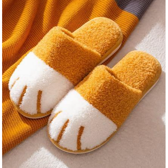 現貨 冬天保暖｜可愛貓掌室內拖鞋，毛茸茸的貓爪 Bu媽你好-細節圖3