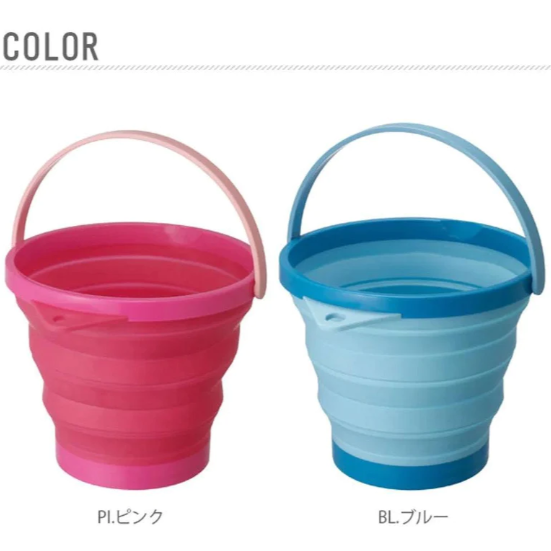 現貨 日本製 ISETO 折疊伸縮水桶｜海灘 玩水 釣魚 洗衣 Bu媽你好-細節圖4
